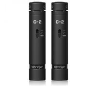 BEHRINGER C2 DARK EDITION COPPIA SELEZIONATA MATCHED MICROFONI CONDENSATORE + STEREO-BAR + CLAMPS + ANTIVENTO