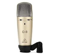 BEHRINGER C3 MICROFONO STUDIO CONDENSATORE DOPPIO DIAFRAMMA CARDIOIDE OMNIDIREZIONALE E FIGURA DI 8