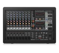 Behringer EUROPOWER PMP1680S - Miscelatore alimentato a 10 canali da 1600 Watt con doppio processore Multi-FX e sistema di rilevamento feedback FBQ