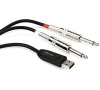 BEHRINGER LINE 2 USB INTERFACCIA AUDIO USB - 2 JACK 6.35MM 2 METRI 44.1/48 KHZ PER CHITARRA LINE2USB PLUG & PLAY PC MAC DAW