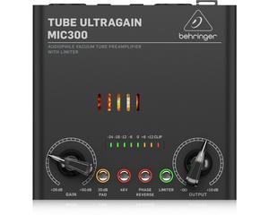 BEHRINGER MIC300 TUBE ULTRAGAIN PREAMPLIFICATORE MICROFONICO VALVOLARE CON LIMITATORE