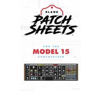 Behringer Model 15 Blank Patch Sheets Notebook: Become a more organized songwriter with this Blank Patch Sheet notebook so you can spend more time creating and less time forgetting.