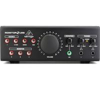 BEHRINGER MONITOR-2-USB MONITORAGGIO SPEAKER VCA 2 STEREO IN 3 OUT 2 MONITOR2USB PRE CUFFIE DIM MONO USB