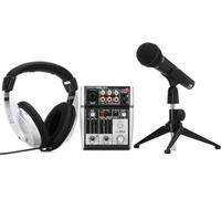 Behringer PODCASTUDIO 2 USB Pacchetto PODCASTUDIO completo con mixer USB, microfono, cuffie e altro
