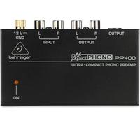 BEHRINGER PP400 MICROPHONO PREAMPLIFICATORE PER GIRADISCHI RIAA PHONO PRE