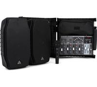 BEHRINGER PPA200 SISTEMA PORTATILE COMPATTO 5 CANALI 150 WATT CASSE + MIXER + MICROFONO +CAVI