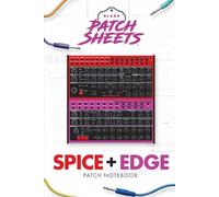 Behringer Spice + Edge Blank Patch Sheets Notebook: Become a more organized songwriter with this Blank Patch Sheet notebook so you can spend more time creating and less time forgetting.