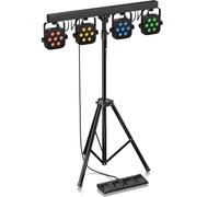 BEHRINGER STAGE TRI LED BUNDLE ST1 PAR LED BARRA T PEDALIERA E BORSE ALL IN ONE