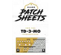 Behringer TD-3-MO Blank Patch Sheet Notebook: Become a more organized songwriter with this Blank Patch Sheet notebook so you can spend more time creating and less time forgetting.