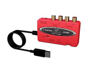 BEHRINGER U-CONTROL UCA222 interfaccia scheda audio usb con uscita ottica NUOVA