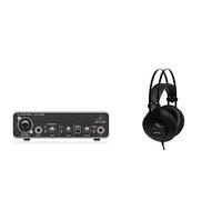 Behringer U PHORIA UMC22 & AKG K52 Closed Back Cuffie Nero
