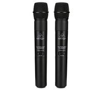 Behringer ULTRALINK ULM202USB Sistema wireless digitale ad alte prestazioni da 2,4 GHz con 2 microfoni palmari e ricevitore USB dual-mode