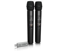 BEHRINGER ULTRALINK ULM202USB sistema microfonico wireless 2 palmari e usb NUOVO