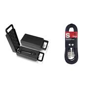 Behringer ULTRAVOICE XM8500 & Stagg Cavo di Alta Qualita XLRf a XLRm Plug Microphone, 6 m, Nero