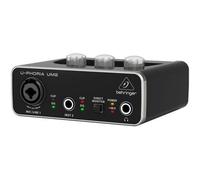 BEHRINGER UM2 U-PHORIA INTERFACCIA 2X2 USB SCHEDA AUDIO 2 IN 2 OUT PREAMPLIFICATORE MICROFONICO SOFTWARE PC MAC