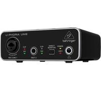 BEHRINGER UM2 U-PHORIA INTERFACCIA 2X2 USB SCHEDA AUDIO 2 IN 2 OUT PREAMPLIFICATORE MICROFONICO SOFTWARE PC MAC