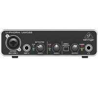 BEHRINGER UMC22 Interfaccia Audio USB 2x2 Registrazione MIDAS Mic Preamp 48V ...