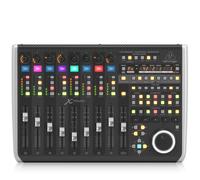 Behringer X-TOUCH Superficie di controllo universale con 9 fader motore sensibili al tocco, scribble strip LCD e interfaccia Ethernet/USB/MIDI