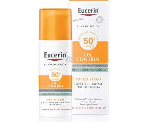Beiersdorf AG BEIERSDORF AG EUCERIN Crema Solare Viso 50+ SPF Tocco Secco Sun Protection Oil Control Protezione Molto Alta 50 ml