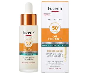 beiersdorf spa Eucerin esun viso oil control ultra light daily serum spf50+ 30 ml