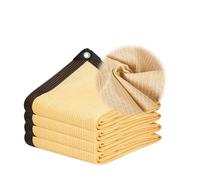 Beige 90% Rete Telo Ombra, 1x3m 2x6m 3x7m 5x10m 6x12m 8x9 m Panno Ombreggiante Resistente Ai Raggi UV Vela Ombreggiante, Tenda da Sole Privacy con Occhielli(5x9m/16.4 * 29.5ft)