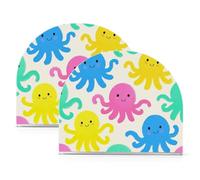 Beige Cartoon Animal Sea Silhouette acrilico girasole portatovaglioli per bagno, ristorante autoportante portatovaglioli per bagno decorazione domestica