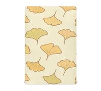 Beige Cartoon Ginkgo Biloba Foglie presepe biancheria da letto set biancheria da letto Girl 52''x28'' sábanas para cuna de ni?a