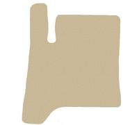 Beige Conducente tappetino velluto per Alfa Romeo Junior ibrido 2024-…