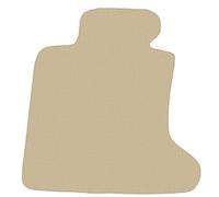 Beige Conducente tappetino velluto per BMW s5 E60 , E61 2003-2010