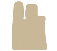 Beige Conducente tappetino velluto per BYD Dolphin Surf elettrico 2025-...