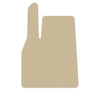 Beige Conducente tappetino velluto per Tesla Y 2025-...