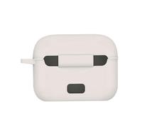 (Beige) Custodia antiscivolo per cuffie TOZO T20 Custodia in silicone antigraffio