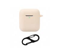 (Beige)Custodia per cuffie Marshall Minor IV in silicone, portatile, antigraffio, con fibbia