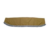 Beige Felpa Velluto Tendine W/Bianco Frange Ant. Finestrino Visiera per Renault