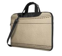Beige Grande Cuoio Area Laptop Bag Laptop Case 15.6 Pollice Borse Per Computer Imbottito Copertura Del Manicotto Per Le Donne Uomini