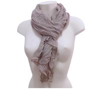 Beige Marro Quadrifoglio SCIARPA Foulard Coprispalle Uomo Donna Misto Seta SQ1