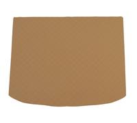 BEIGE SCURO Tappetino bagagliaio Ecopelle per Volvo V40 II, V40 Cross 2012-2019,