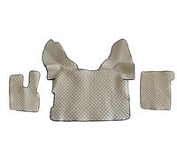 Beige Tappetini Eco Pelle Cover per DAF XF 106 Cambio Automatico LHD 3 Pezzi