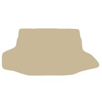 BEIGE Tappeto tronco velluto per Nissan Juke H/B 5p 2010-2014