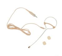 Beige Wired Headworn Mic 1.2m cavo leggero