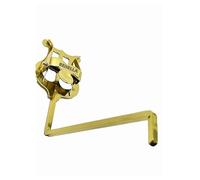 BEIIRLLA - Supporto a clip per sassofono contralto, per banda, presa in puro rame da 4 x 4 mm, con custodia, leggio regolabile per sax tenore o contralto, colore: oro