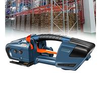 BEIJIAYI Reggiatrice Saldatura Automatico Portatile Elettrica Reggiatura, Universale per Nastri Pet e PP, con Batteria Ricaricabile Forza di Reggiatura 60-2800N