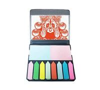 Beijing Opera Mask Red,Paper-cut, Self Stick Note Color Page Marker Box