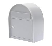 BeiJingYZ Cassette Postali per Esterno a Muro, Cassetta Postale Condominiali con Serratura, Buca Lettere da Esterno in Metallo da Appendere per Casa, Ufficio, Scuola, 32 * 18 * 38 cm(White)