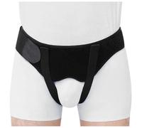 BeiJingYZ Cintura per Ernia Inguinale per Uomo, Singola/Doppia Cinto per Ernia Inguinale, Mutande Contenitive Post Intervento e Donna con 2 Cuscinetti di Compressione Rimovibili(X-Large)