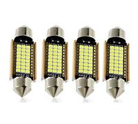 BeiLan 39mm Festoon C5W Lampadine a LED Bianco 6000K 24SMD 2016 Chipset Super Bright Chipset Canbus Senza errori 6411 6413 6423 6461 DE3425 DE3423 Targa Interna luci Targa 4pcs