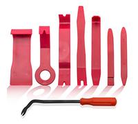BeiLan 8pcs Strumento di Rimozione Auto,Kit Utensile di Smontaggio per Auto Porta Pannello, Radio, Cruscotto Auto, Accessori, ECC. Cunei di Plastica Leve Kit di Installazione Strumenti