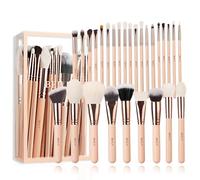 BEILI 28PCS Pennelli Make up, Pennelli per trucco professionale Set per trucco Kit di pennelli per il trucco pennelli per occhi e viso Capelli Sintetici