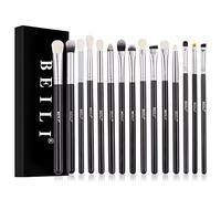 BEILI Pennello Ombretto Occhi, 15PC Pennelli Trucco Occhi, Set di Pennelli Professionali per Trucco Degli Occhi, per Pennelli Occhi, Pennello Sopracciglia Ombretti, Eyeliner, Correttore