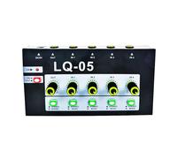 Beimus 4/8 canali miniatura metallo microfoni Mixer Console per Podcasting Band Pratica e Mobile Music Production Sound Mixer